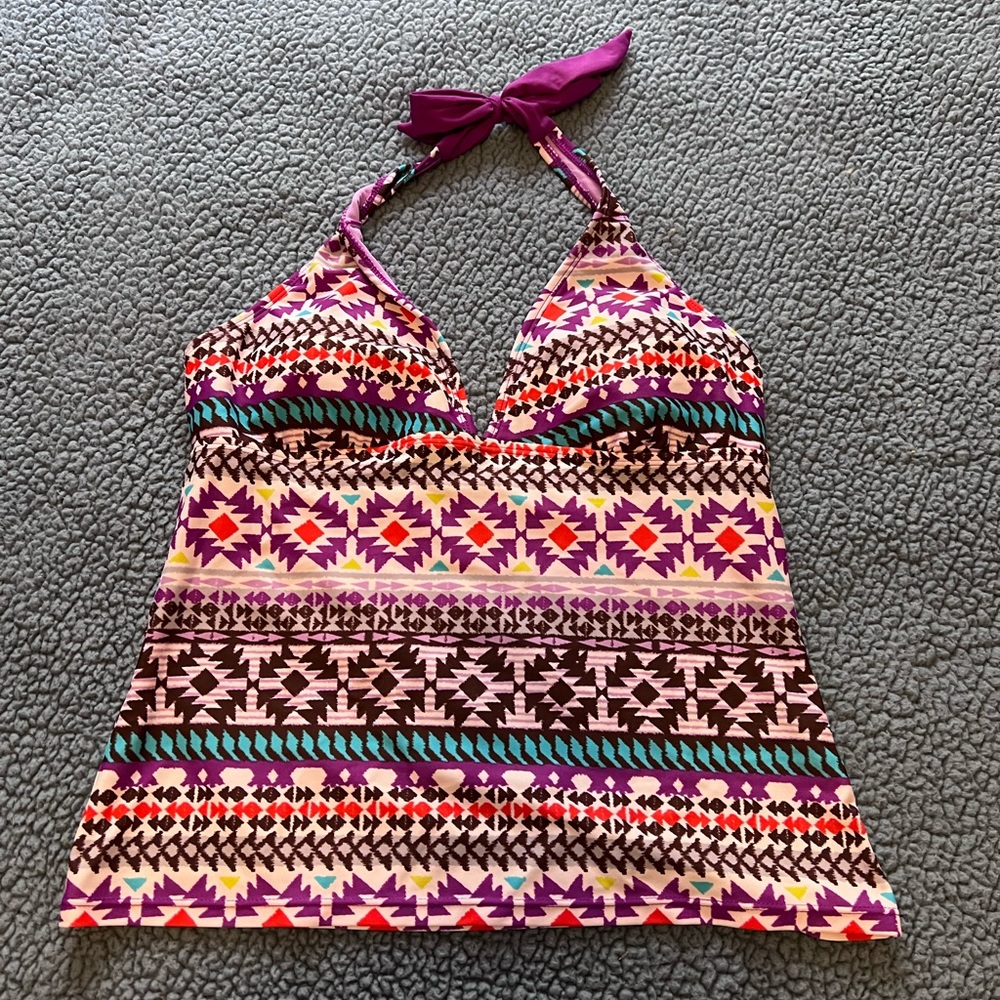 Athleta Halter Tankini, Calypso Print, Women’s, Medium